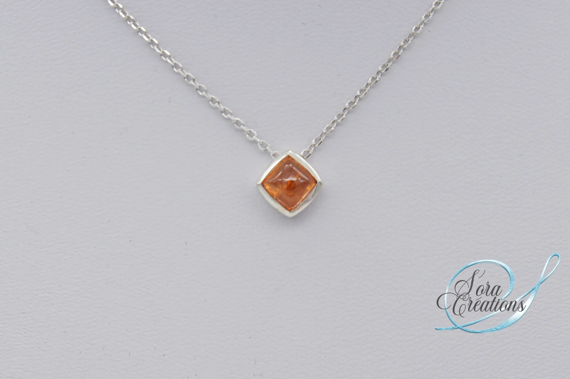 Collier Serti-clos en argent